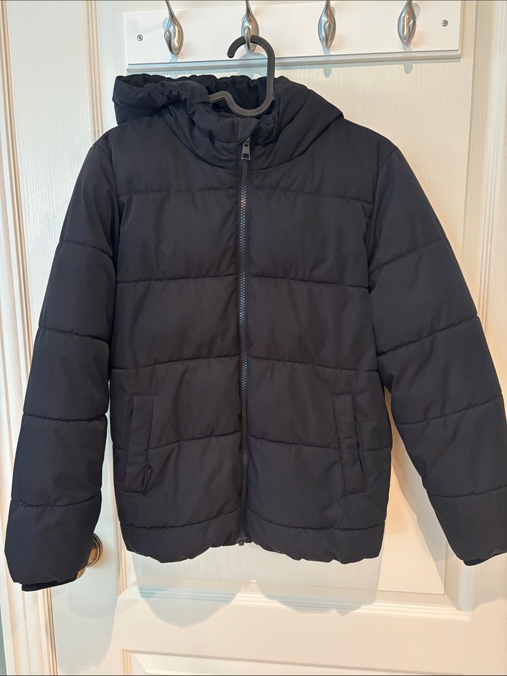 Mondetta Kids Black Hooded Puffer Jacket